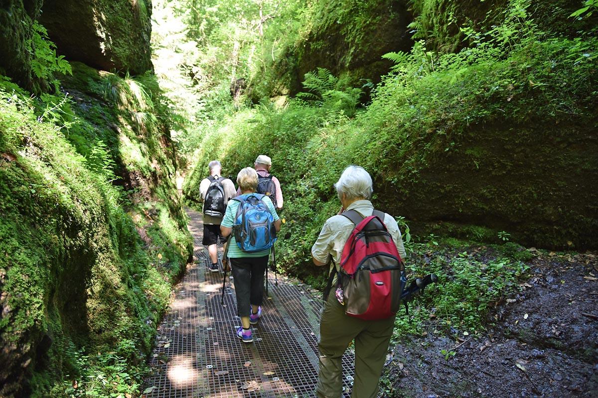 Wandern in der Drachenschlucht